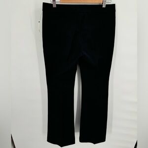 Theory Career Size 8 Black Mid Rise Tara Flat Front Flare Leg Dress Pants‎ NWT